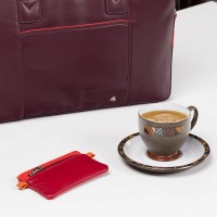 Кожаная ключница Visconti CP2 Cora (Red Multi)