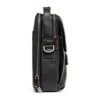 Мужская кожаная сумка через плечо BRETTON 5010-6 black