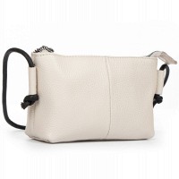 Молодежный клатч из кожи ALEX RAI 6003 white