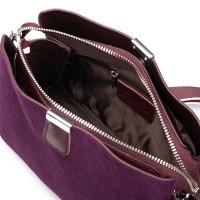 Женская замшевая сумка ALEX RAI 99119 bordo