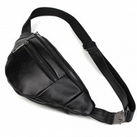 Мужская кожаная сумка бананка, сумка напоясная TARWA GA-8040-3md