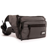 Мужская сумка на пояс Lanpad 35009 grey