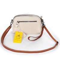 Женский молодежный кожаный клатч ALEX RAI 19204 white