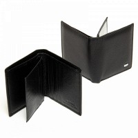 Кожаный мужской кошелек Classic DR. BOND M-OB1 black
