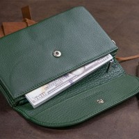 Женский кожаный клатч ST Leather 19320 Зеленый