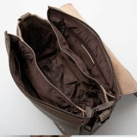Женская кожаная сумка ALEX RAI 99105 camel