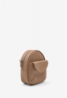 Кожаная женская сумка	мини The Wings Kroha tw-kroha-dark-beige-flo