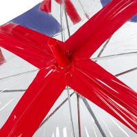 Зонт-трость женский механический Incognito-30 PVC Dome L736 Union Jack (Флаг)