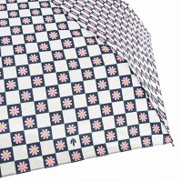 Мини зонт женский механический Fulton L501-041611 Tiny-2 Flower Check (Цветочная клетка)