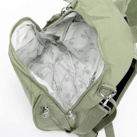 Женский тканевый рюкзак Jielshi 7020 d.green
