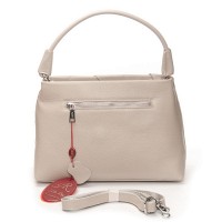 Женская кожаная сумка ALEX RAI 6610 grey