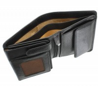 Мужской бумажник Visconti TSC44 Lucca (Black) с защитой RFID