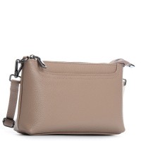 Женский молодежный кожаный клатч ALEX RAI 3092 beige