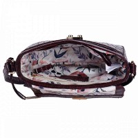Женская кожаная сумка Ashwood C50 Bordo (Бордовый)