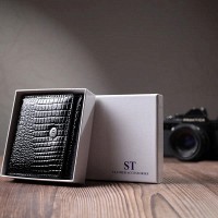 Женский лаковый кожаный кошелек ST Leather 22688 