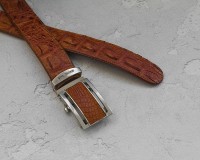 Ремень из кожи ската Ekzotic Leather crb05_1
