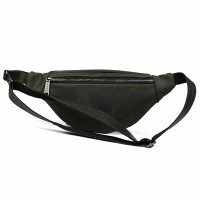 Мужская кожаная сумка бананка, сумка напоясная TARWA RE-8040-3md