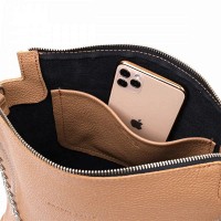 Женская кожаная сумка ручной работы через плечо GRANDE PELLE  11696 