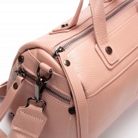 Женский молодежный кожаный клатч ALEX RAI 39049 pink