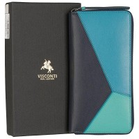 Женский кожаный кошелек Visconti BRC98 Julia (Blue Bell)