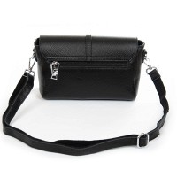 Женская кожаная молодежная сумка ALEX RAI 99121 black