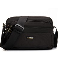 Мужская сумка через плечо Lanpad 63738 black