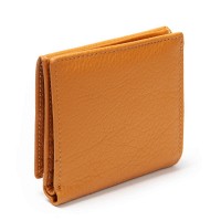 Женский кожаный кошелек Bright DR. BOND WS-219 yellow