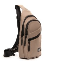 Мужская тканевая сумка-слинг Lanpad 83045 khaki бол