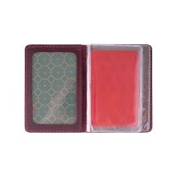 Обложка для документов из кожи HiArt AD-03 Shabby Plum