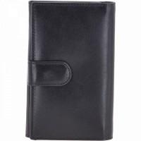 Женский кожаный кошелек Ashwood V62  Black