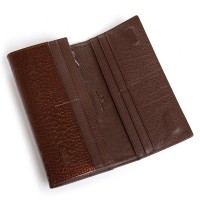 Женский кожаный лаковый кошелек SERGIO TORRETTI FEW501-2 brown