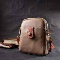 Молодежная женская кожаная сумка через плечо Vintage 22271 