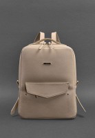 Женский кожаный рюкзак Cooper светло-бежевый краст BN-BAG-19-LIGHT-BEIGE