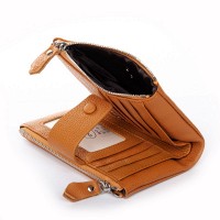 Женский кожаный кошелек Classik  DR. BOND WN-23-19 yellow
