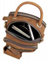 Кожаная борсетка Vintage 14416