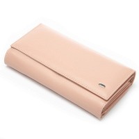 Женский кожаный кошелек Bright DR. BOND W46 pink purple