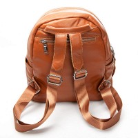 Женский кожаный рюкзак ALEX RAI 8635-9  camel