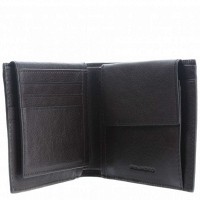 Кожаный кошелек Piquadro Black Square (B3) PU1392B3R_TM