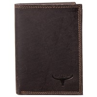 Кошелек мужской кожаный BUFFALO WILD DNKN4-B-MHU-brown