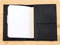 Мужская обложка для паспорта ручной работы BlankNote 2.0 графит (кожа)
