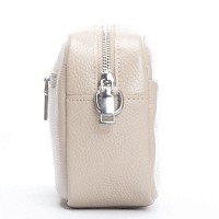 Женский молодежный кожаный клатч ALEX RAI 3801 l.beige