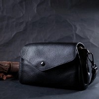 Молодежная женская кожаная сумка через плечо Vintage 22254 