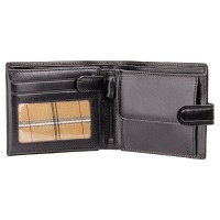 Мужской  кожаный кошелек Visconti MZ5 Rome c RFID (Italian Black)