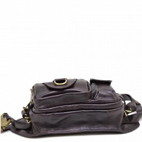 Мужская кожаная сумка-бананка TARWA GC-1560-4lx