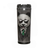 Термокружка ZIZ «Панда в пиджаке» 380 мл (21032)