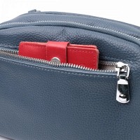 Молодежная женская кожаная сумка через плечо Vintage 22595 