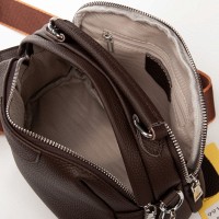 Женская кожаная сумка ALEX RAI 99125 brown