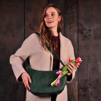 Женская сумка BlankNote «Круассан» Изумруд