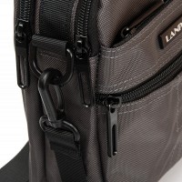 Мужская небольшая сумка через плечо и пояс Lanpad 3790 grey