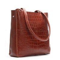 Женская кожаная сумка через плечо ALEX RAI 9384-1 camel